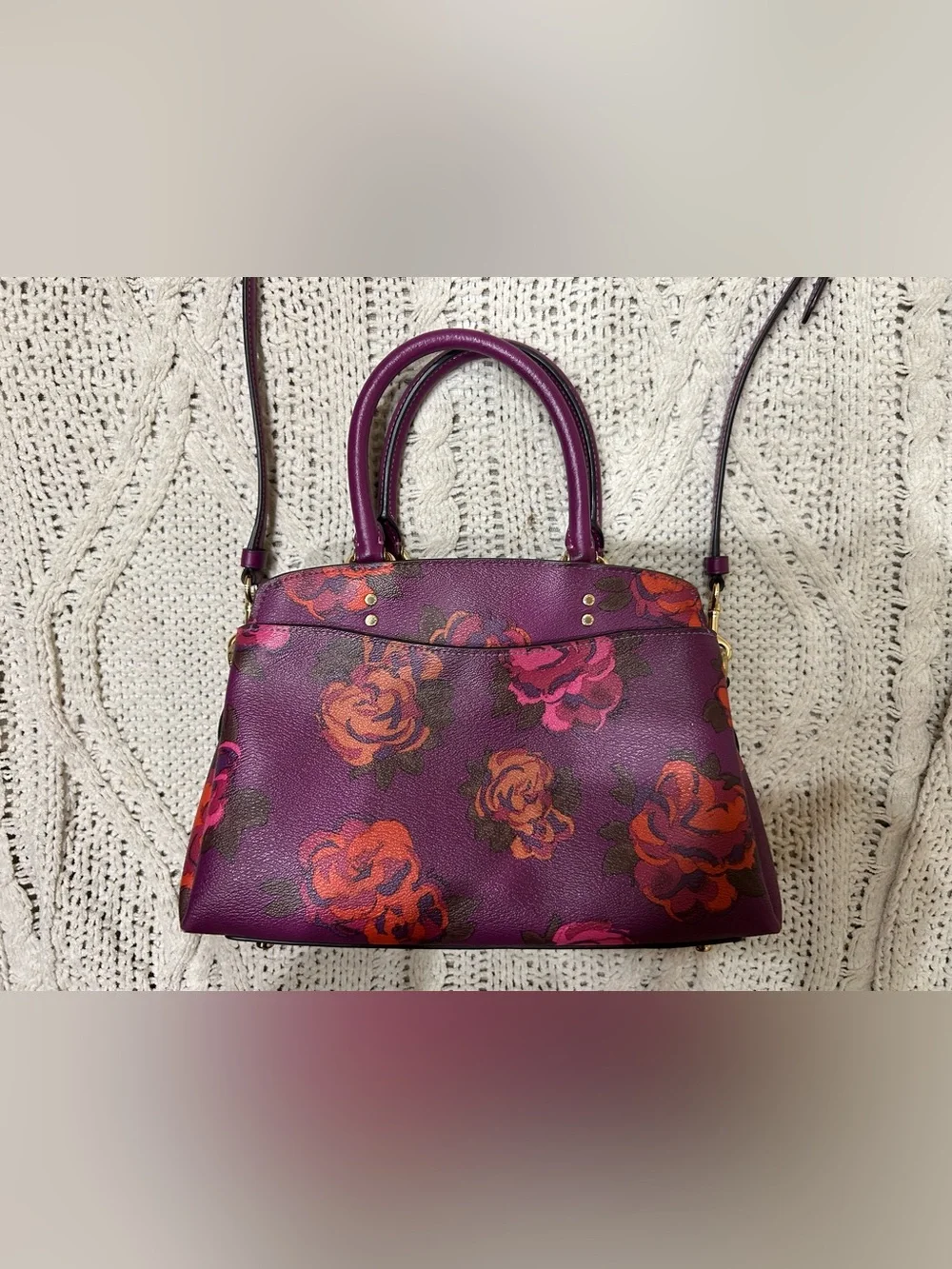 Purple Coach bag - Picture 6 of 16